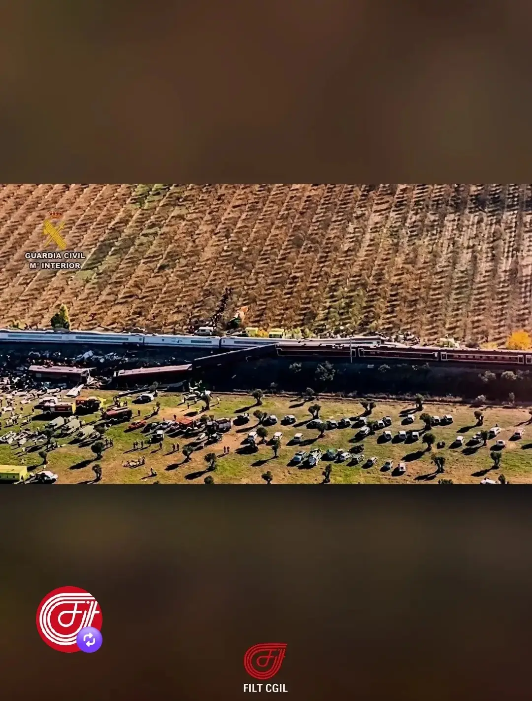 Cordoglio e vicinanza per incidente ferroviario in Spagna
